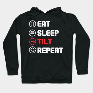 Eat Sleep Tilt Repeat Arcade Machine Pinball Wizard Hoodie